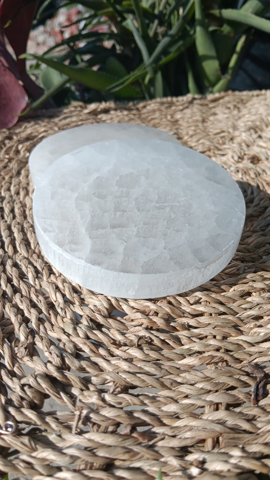 Selenite Charging Plate Circle