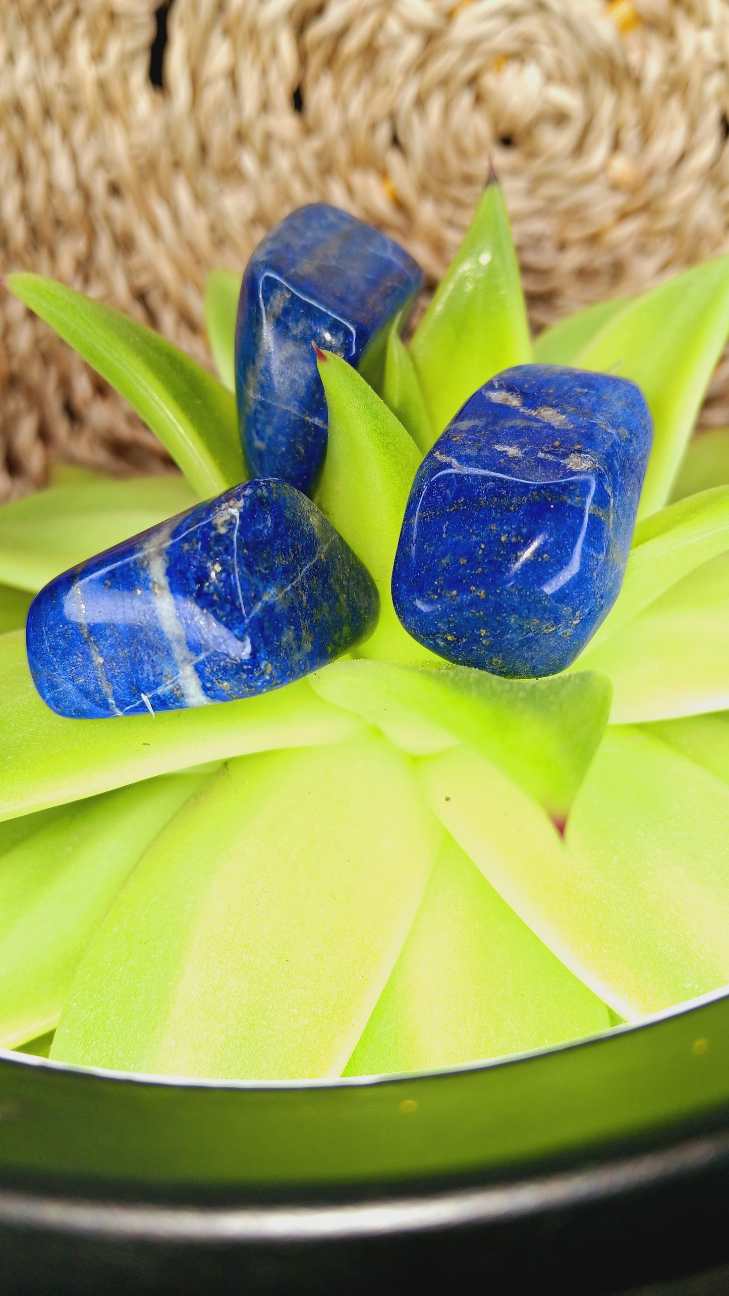 Natural Lapis Lazuli Tumbled Polished