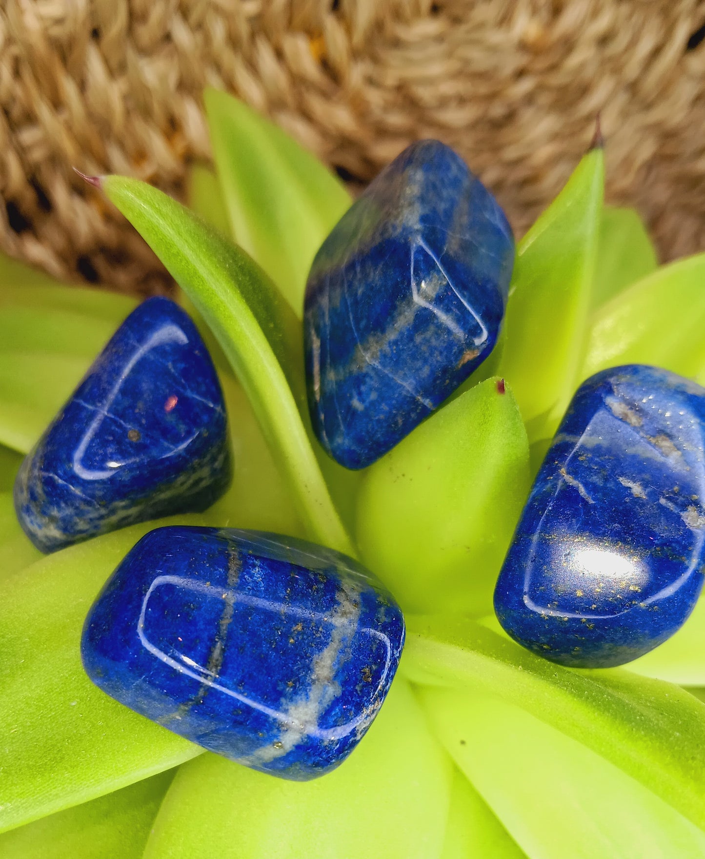 Natural Lapis Lazuli Tumbled Polished