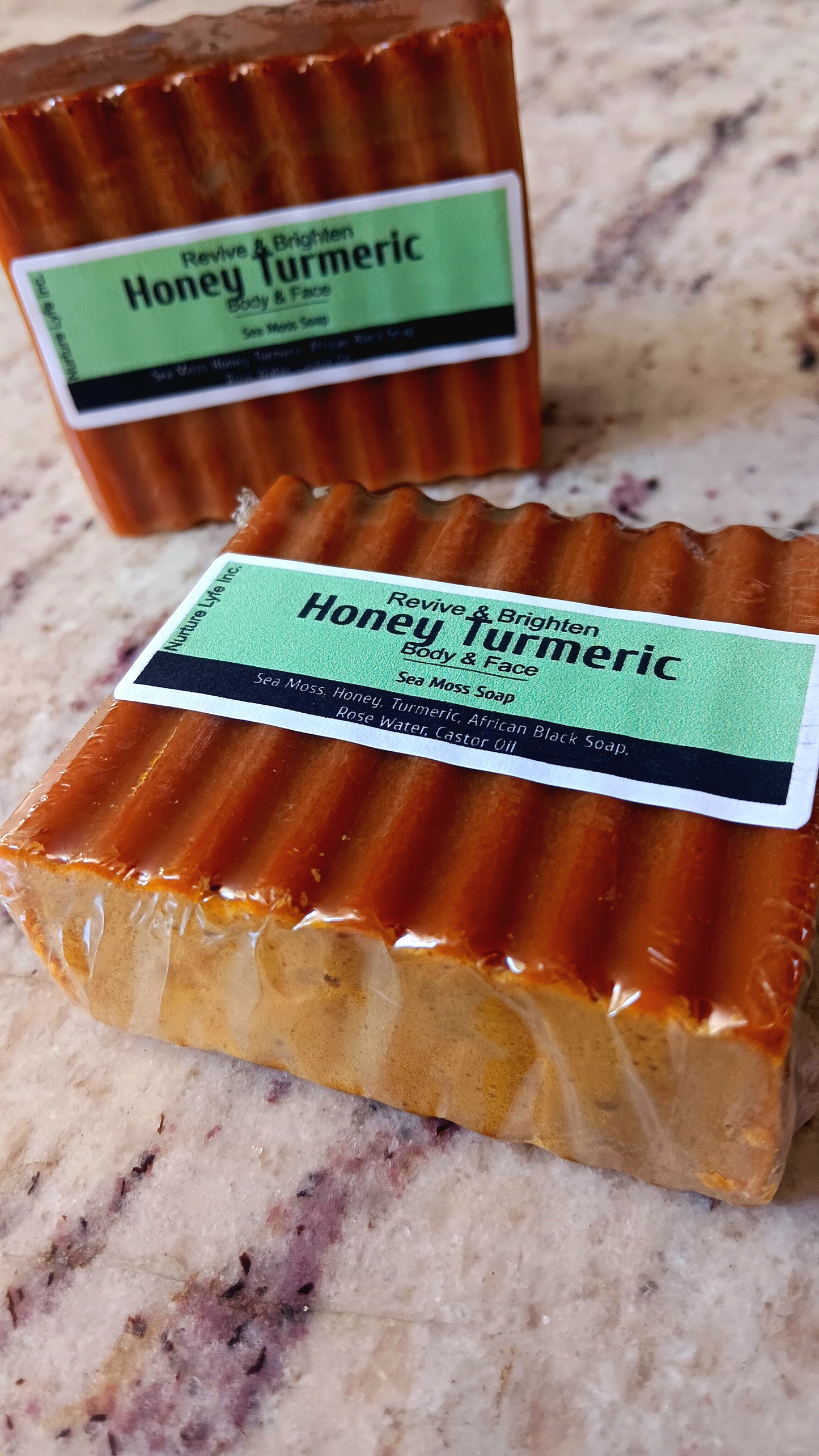 Honey Turmeric Sea Moss Soap