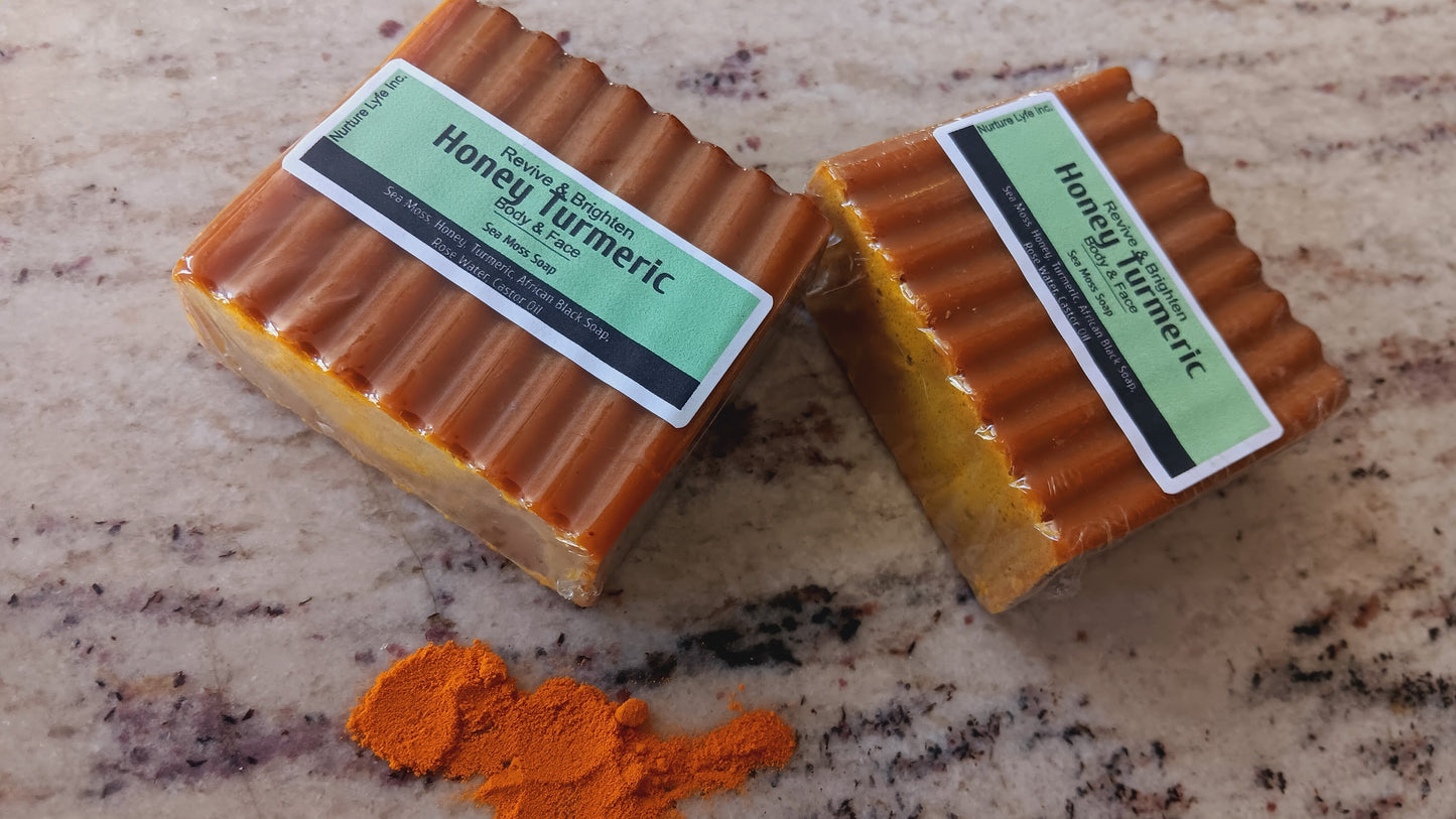 Honey Turmeric Sea Moss Soap