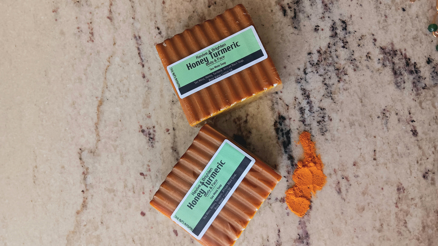 Honey Turmeric Sea Moss Soap