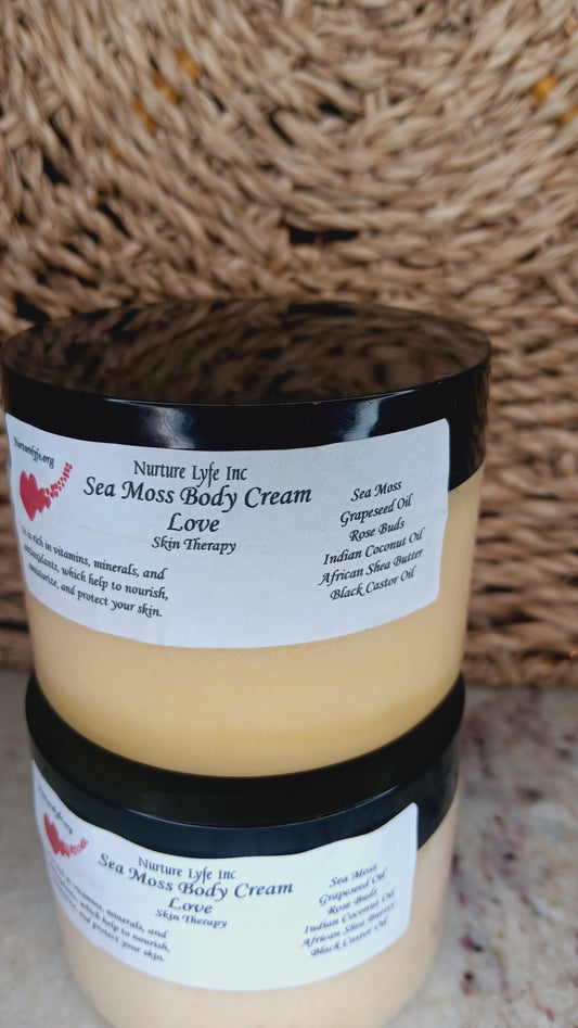 "Love" Sea Moss Body Cream Skin Therapy