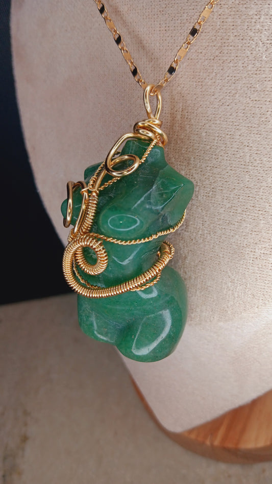 "Green Goddess" Green Aventurine