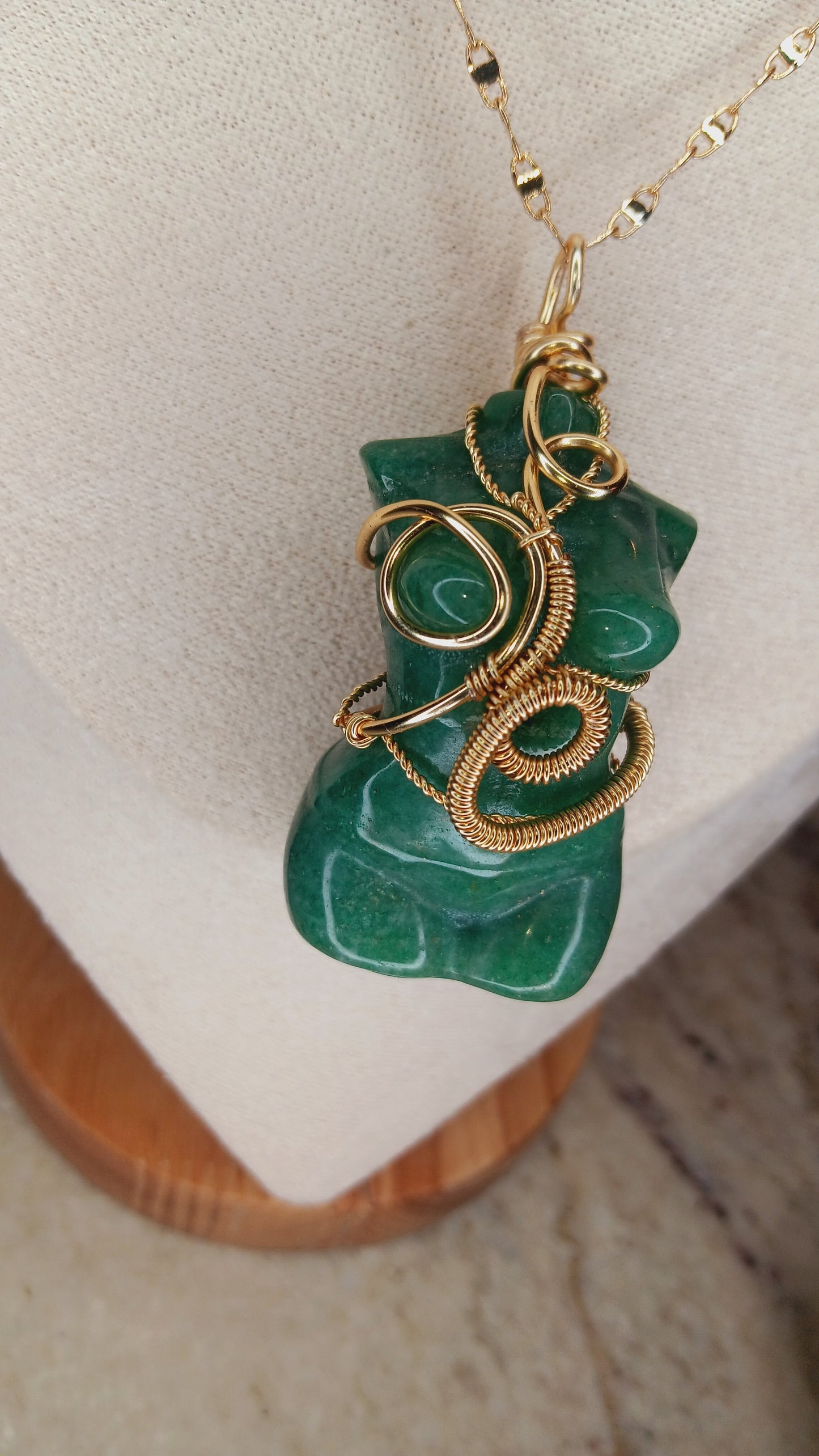 "Green Goddess" Green Aventurine