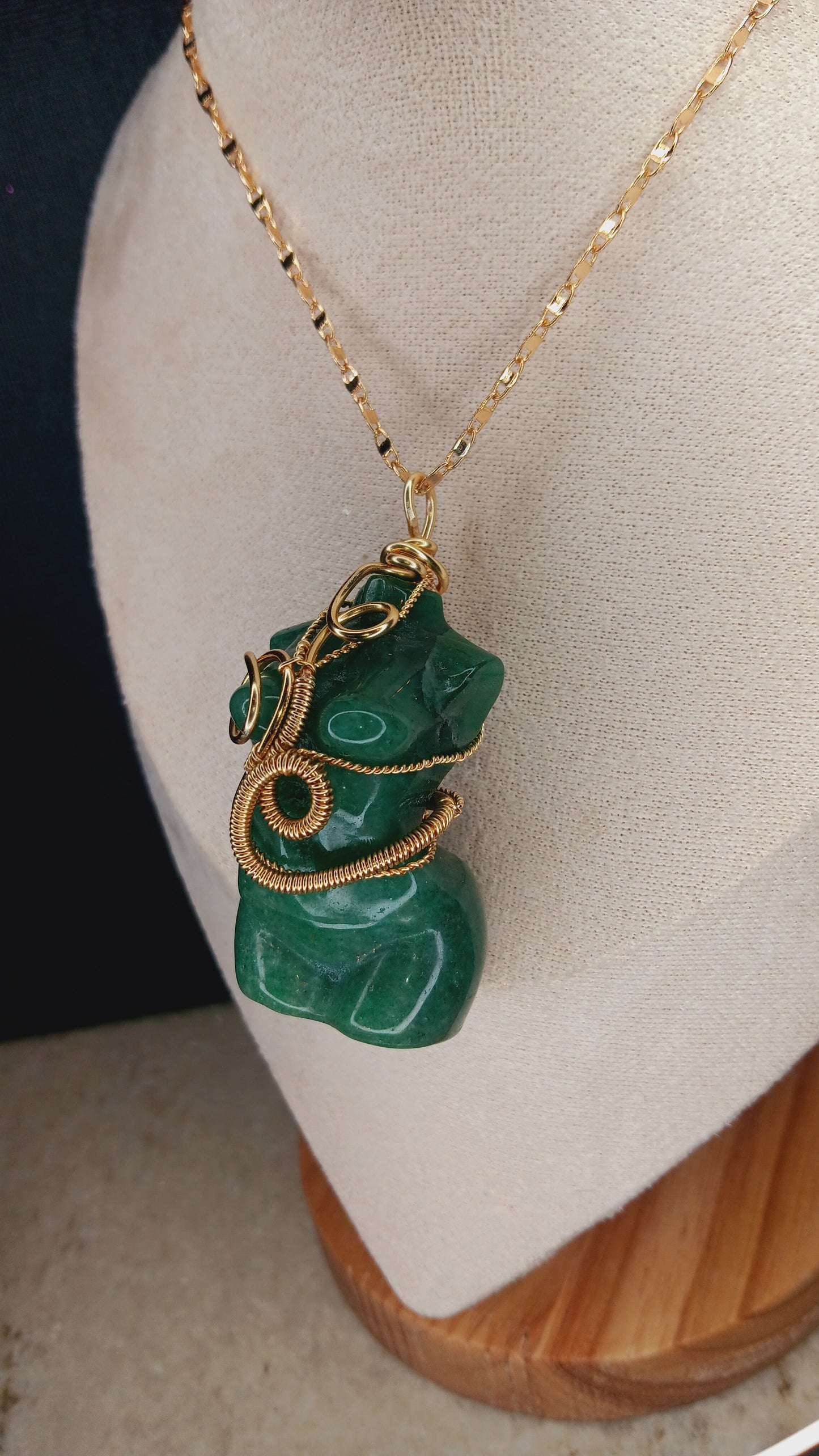 "Green Goddess" Green Aventurine