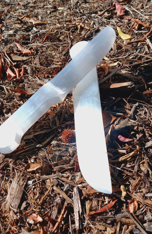 Selenite Crystal Knife /Morrocan Selenite