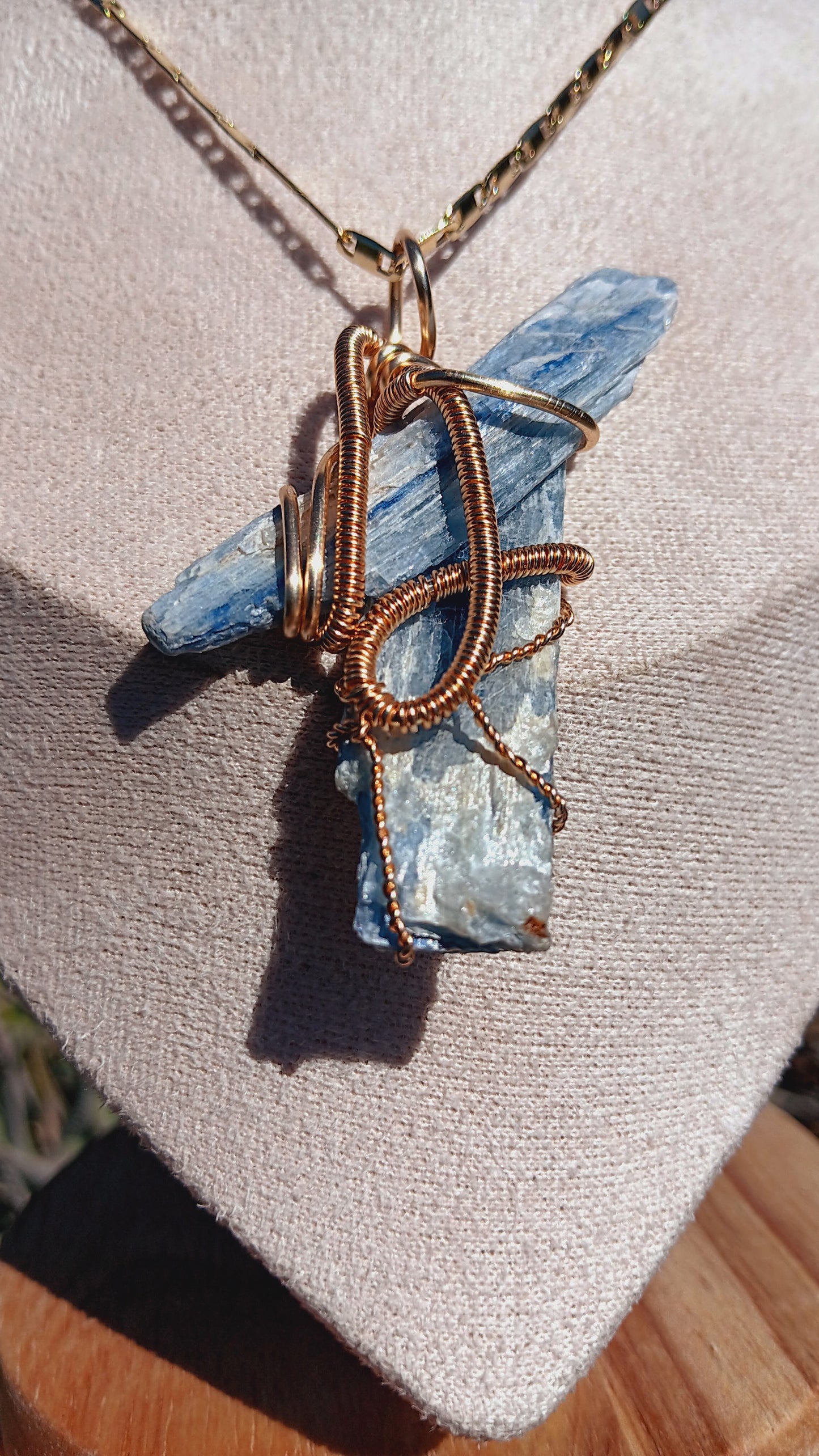 "Direction" Raw Blue Kyanite