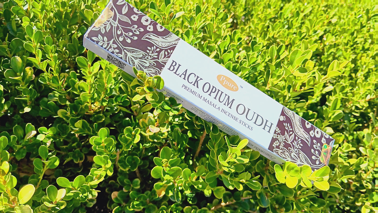 Black Opium Oudh Premium Masala Incense Sticks