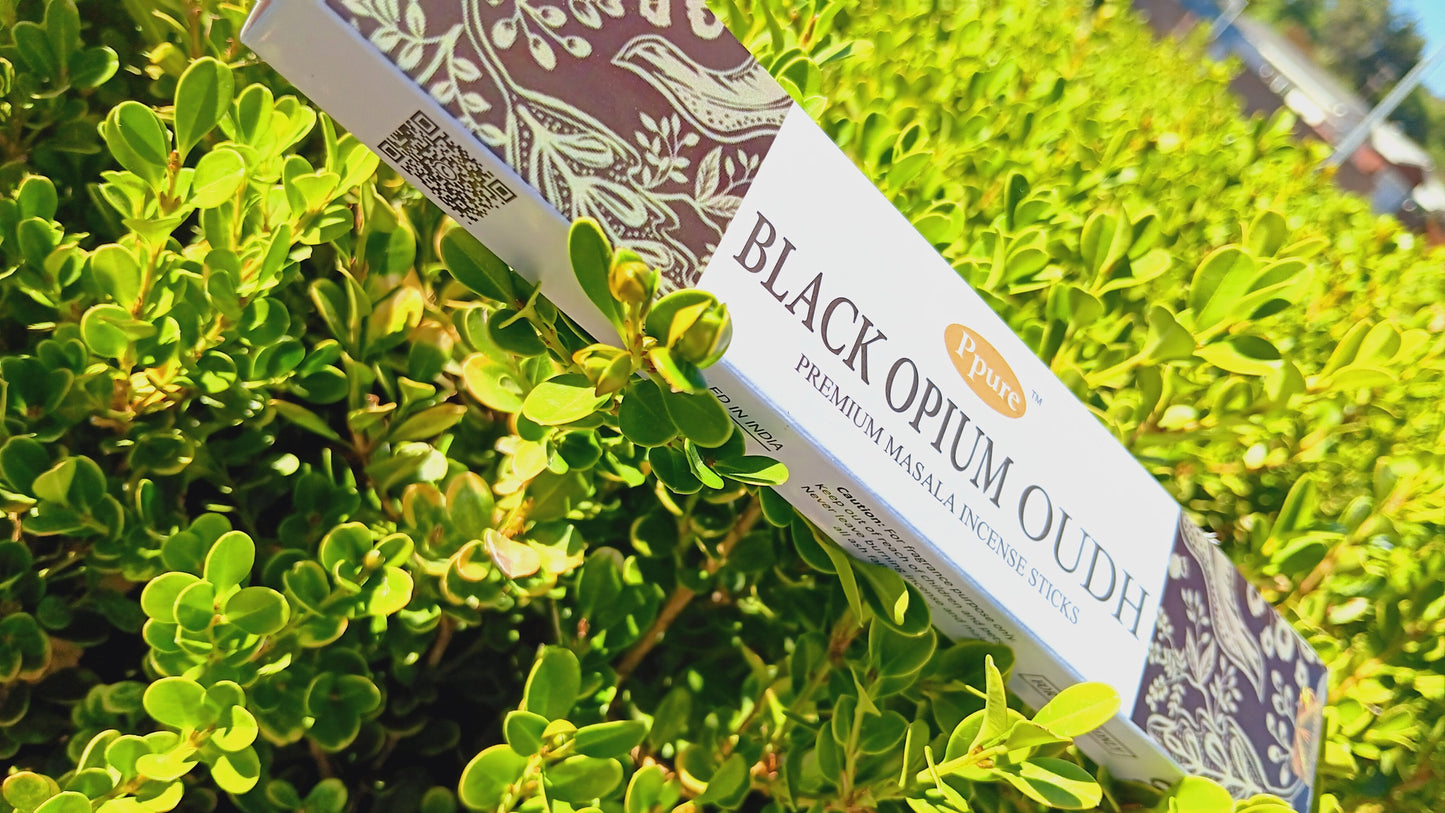 Black Opium Oudh Premium Masala Incense Sticks