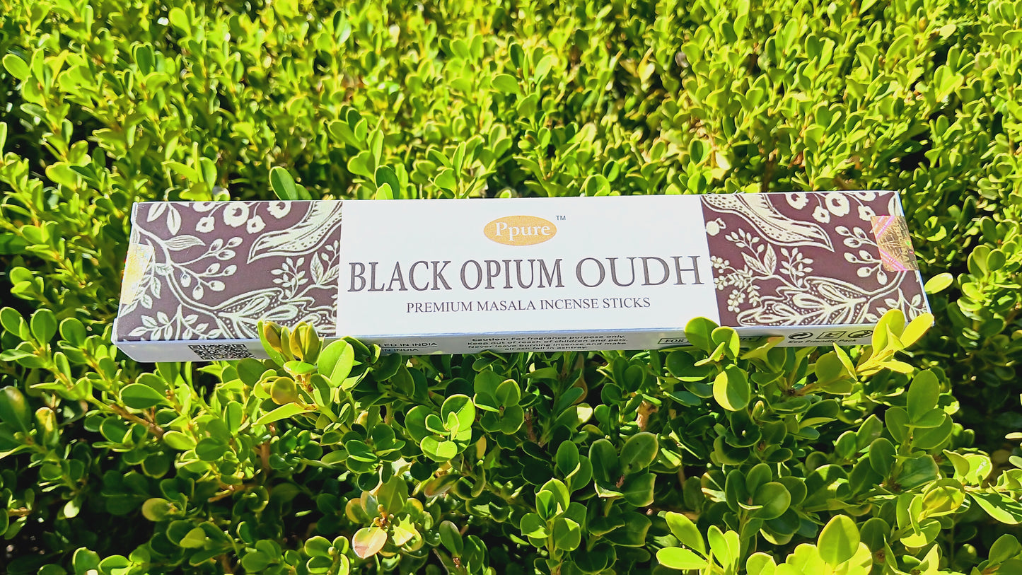 Black Opium Oudh Premium Masala Incense Sticks