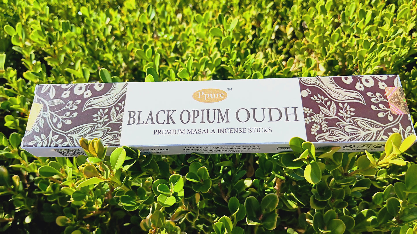 Black Opium Oudh Premium Masala Incense Sticks