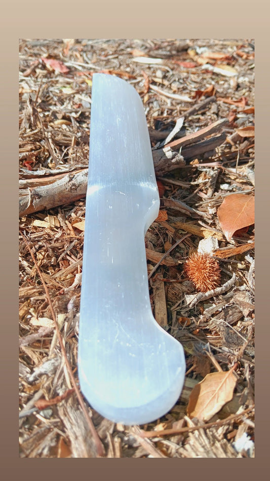 Selenite Crystal Knife /Morrocan Selenite