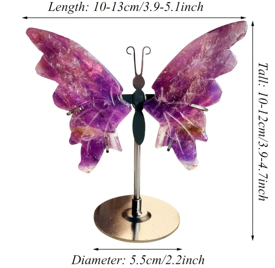 Natural Dream Amethyst Butterfly Wing Crystal/ Reiki Crystal